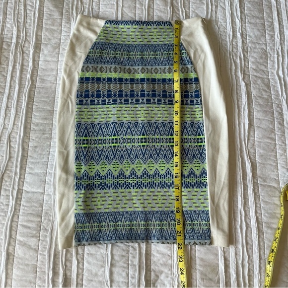 2/$30 Ella Moss Pencil Mini Above Knee Skirt with graphic print SZ XS - Picture 11 of 12
